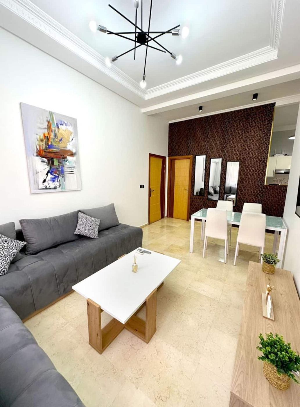 Salon sécurisé et suivi — preuve appartement